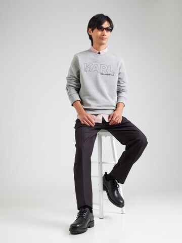 Bluză de molton de la Karl Lagerfeld pe gri
