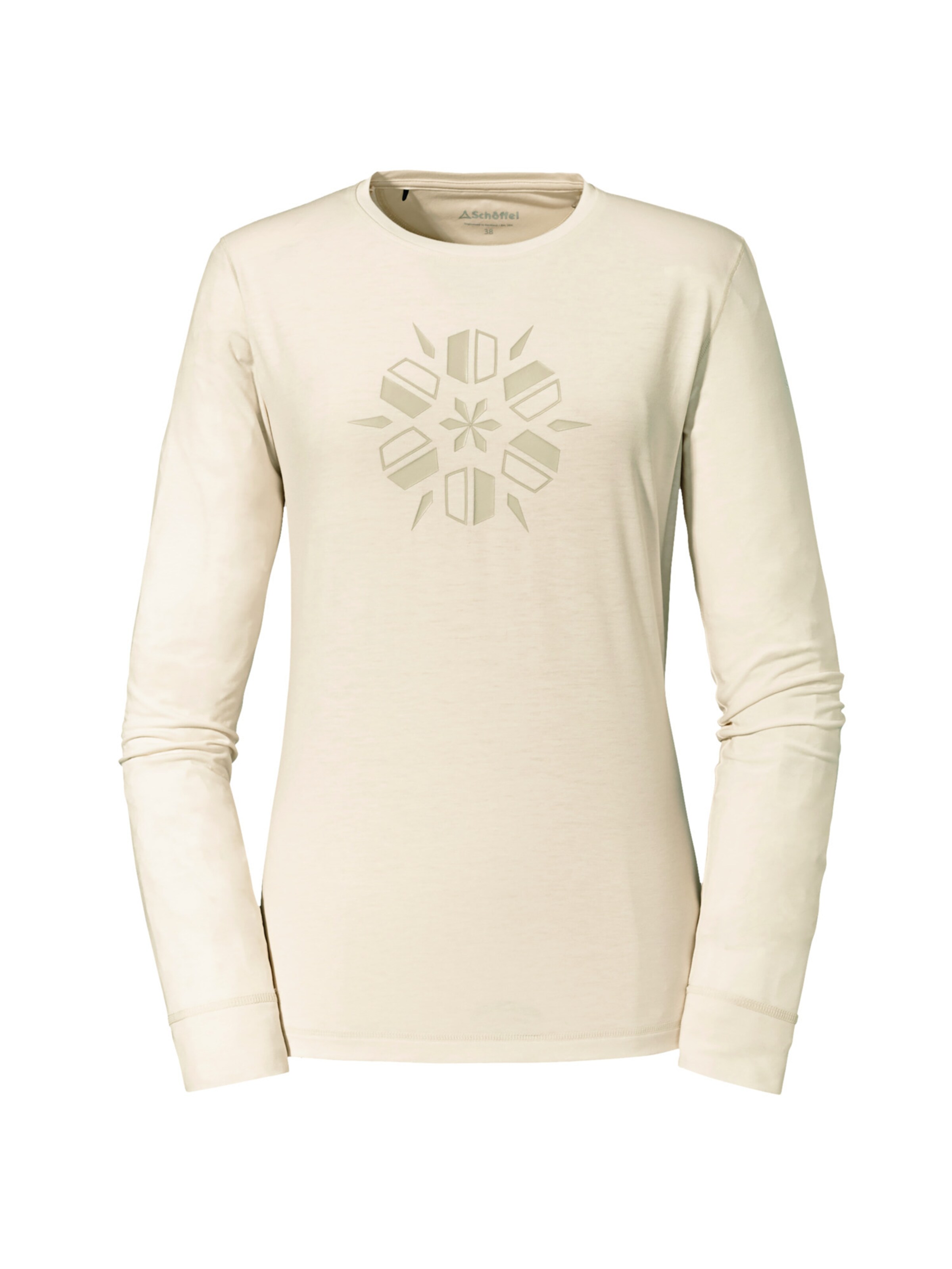 Schöffel - Camisa funcionais 'Hasliberg' em branco: frente