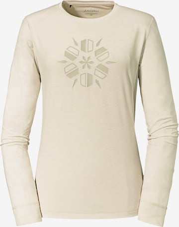 Schöffel Functioneel shirt 'Hasliberg' in Wit: voorkant