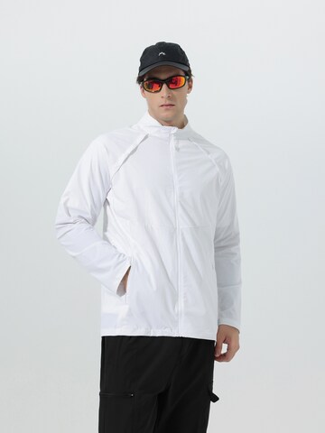 YOUTHUP Athletic Jacket 'Komfort' in White