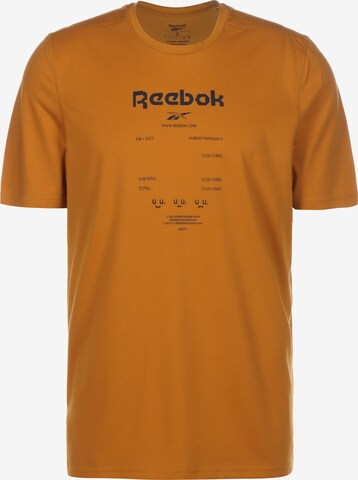 Reebok Sport T-Shirt 'Graphic Move' in Orange: predná strana