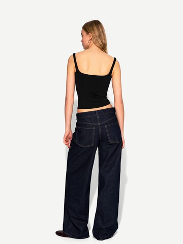 Bershka Top in Zwart