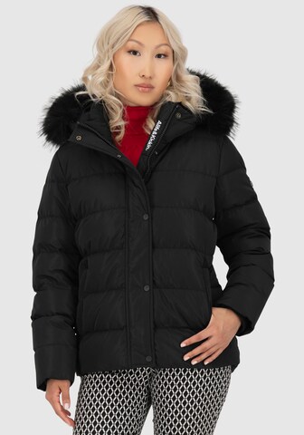 alife & kickin Between-Season Jacket in Black: front