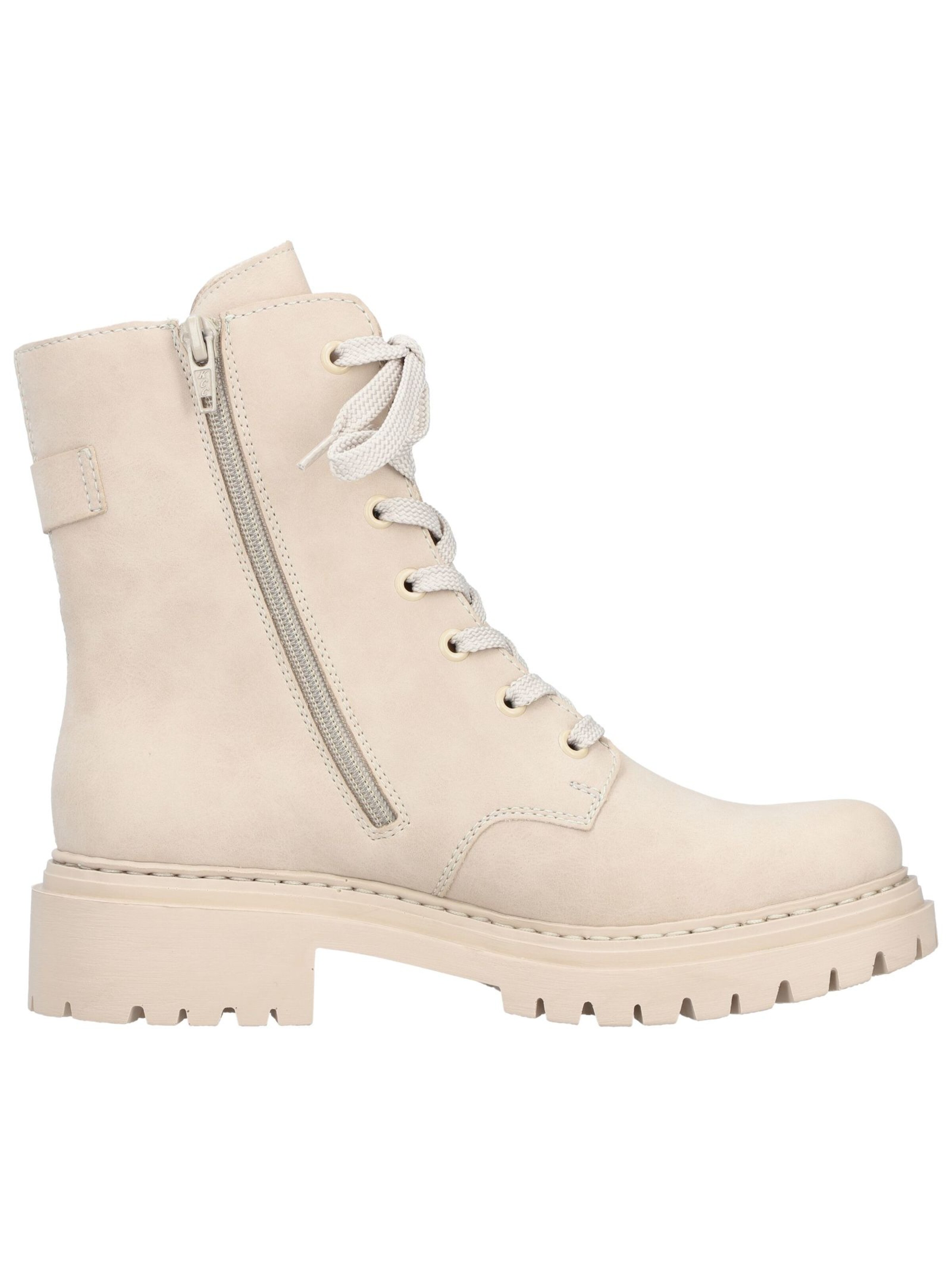 Bottines à lacets Rieker en beige