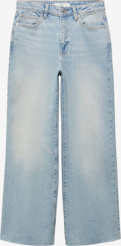 MANGO Zvonové kalhoty Džíny 'Sharon' – modrá: přední strana