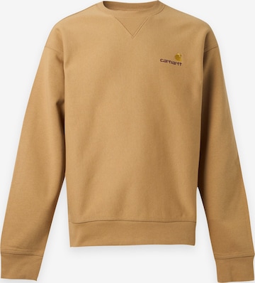 Carhartt WIP - Sudadera 'American Script' en beige: frente