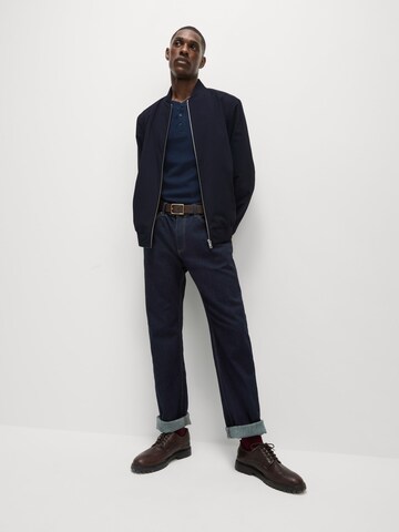 Marks & Spencer Tussenjas in Blauw: voorkant