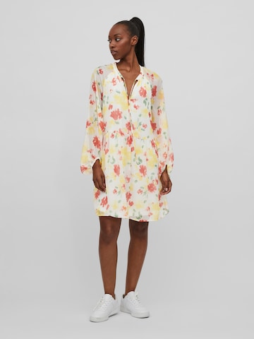 VILA Shirt Dress 'Falia' in White: front