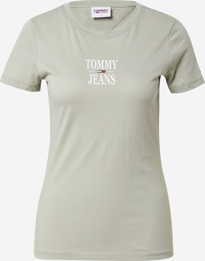 Tommy Jeans Majica u mornarsko plava / kameno siva / crvena / bijela, Pregled proizvoda