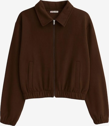 Veste mi-saison MixRay en marron : devant