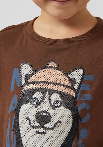 T-Shirt s.Oliver en marron