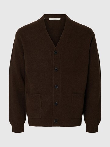 Vestes en maille SELECTED en marron