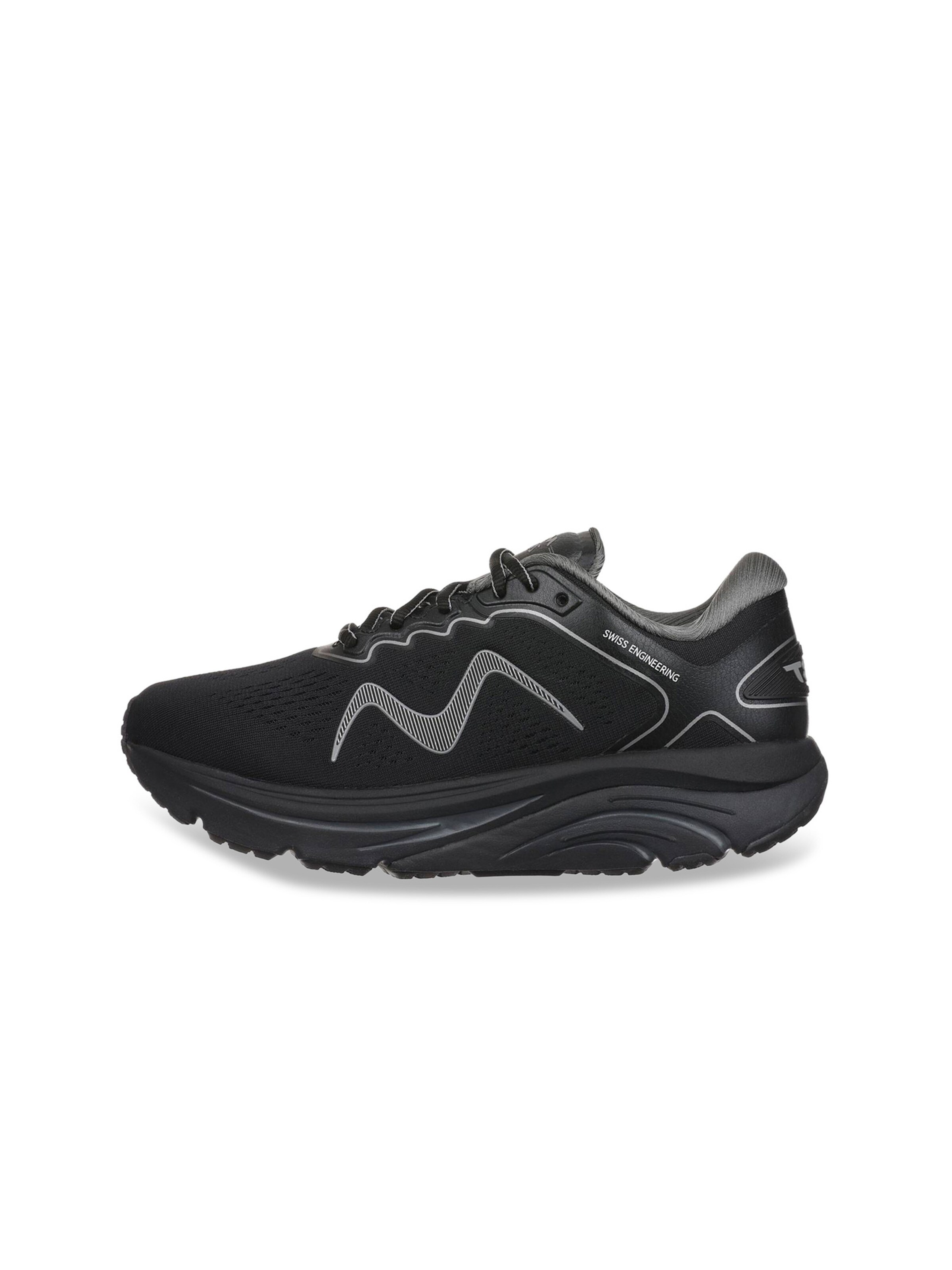 MBT - Sapatilhas slip-on ' MBT-2000 III LACE UP ' em preto: lateral
