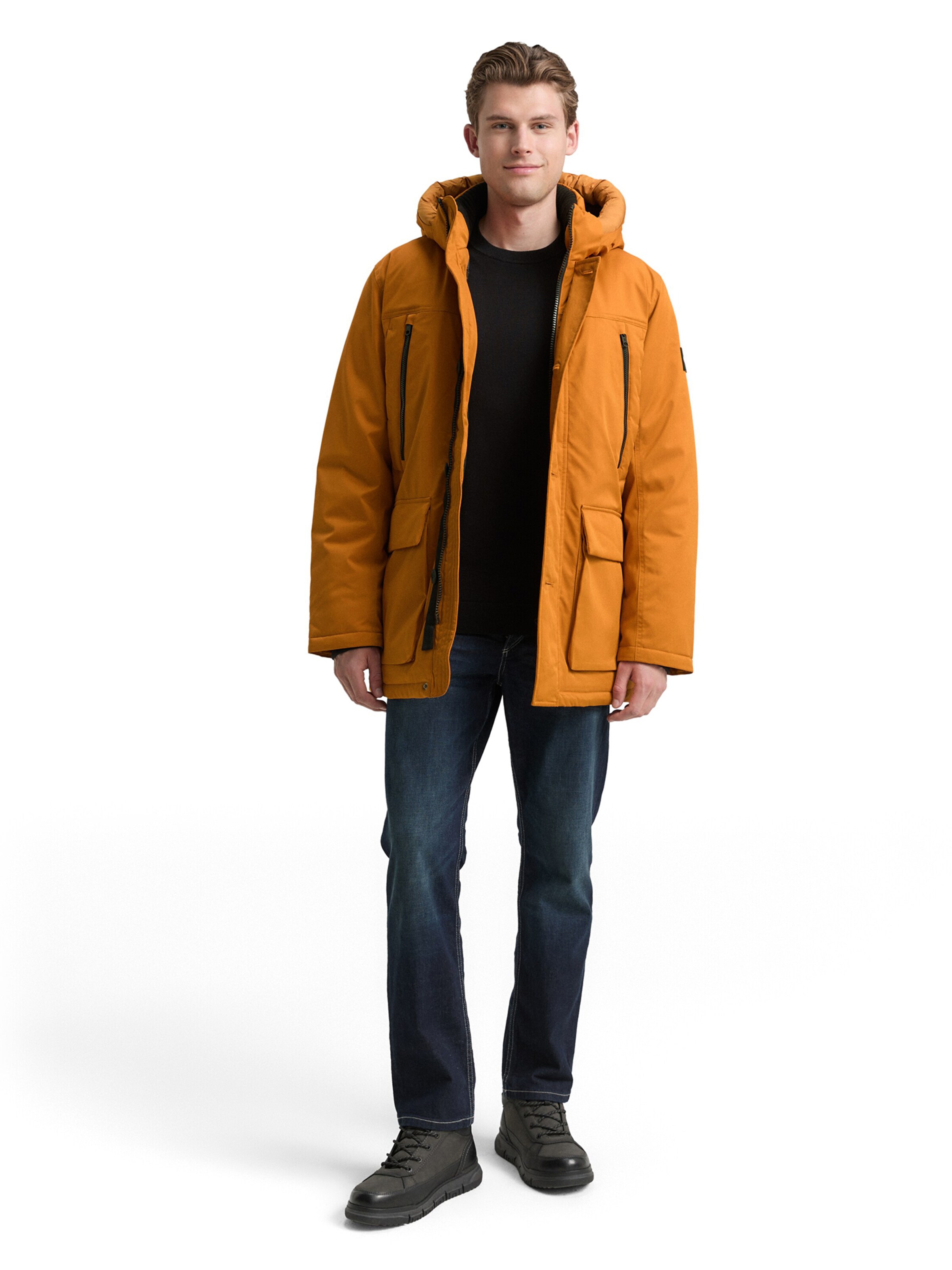 TOM TAILOR Zimska jakna | rjava barva