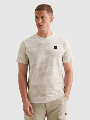 PME Legend - Camiseta 'T-shirt in soft jersey with allover print' en blanco: frente
