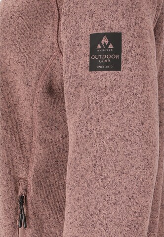 Whistler Fleece jacket 'Wolven' in Brown