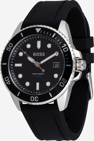 juoda BOSS Black Analoginis (įprasto dizaino) laikrodis: priekis
