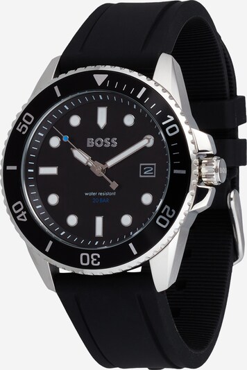Ceas analogic BOSS Black pe albastru / negru / argintiu / alb, Vizualizare produs