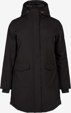 Geacă funcțională 'CASIMONE' de la Zizzi pe negru: față