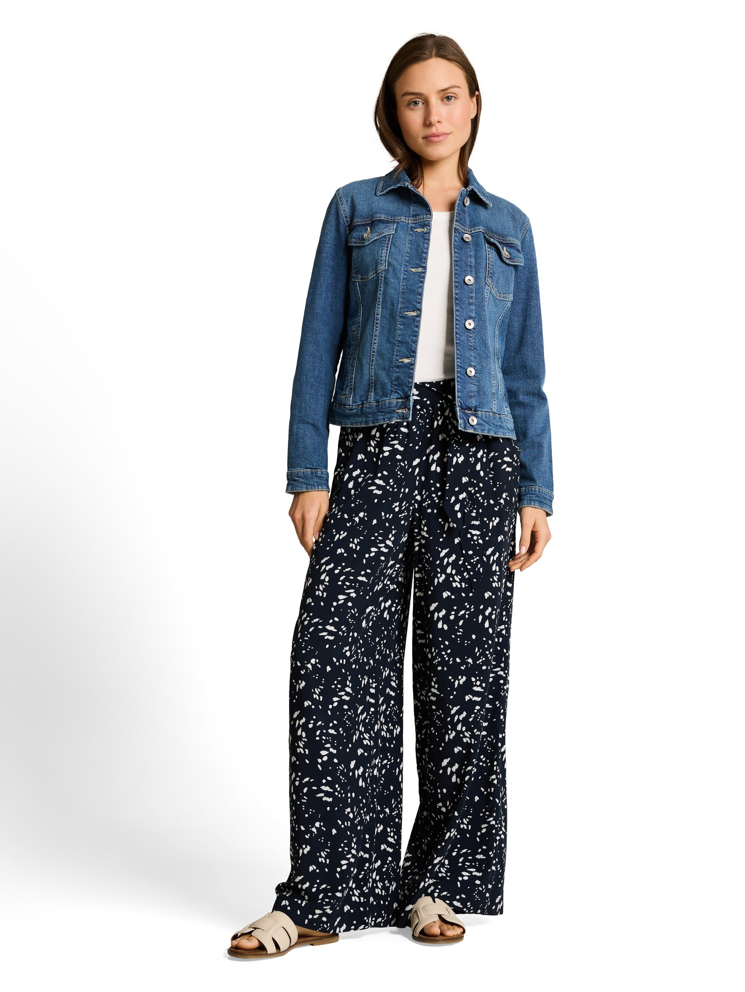 TOM TAILOR Loosefit Hose in Blau