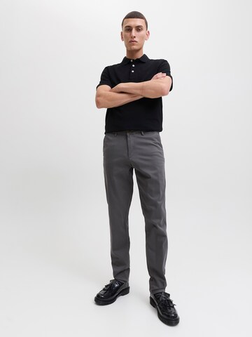 JACK & JONES Slim fit Chino trousers 'JJIMARCO JJBOWIE' in Grey