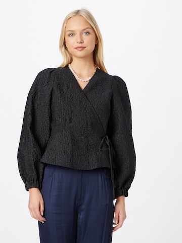 NORR Blouse 'Gia' in Zwart: voorkant