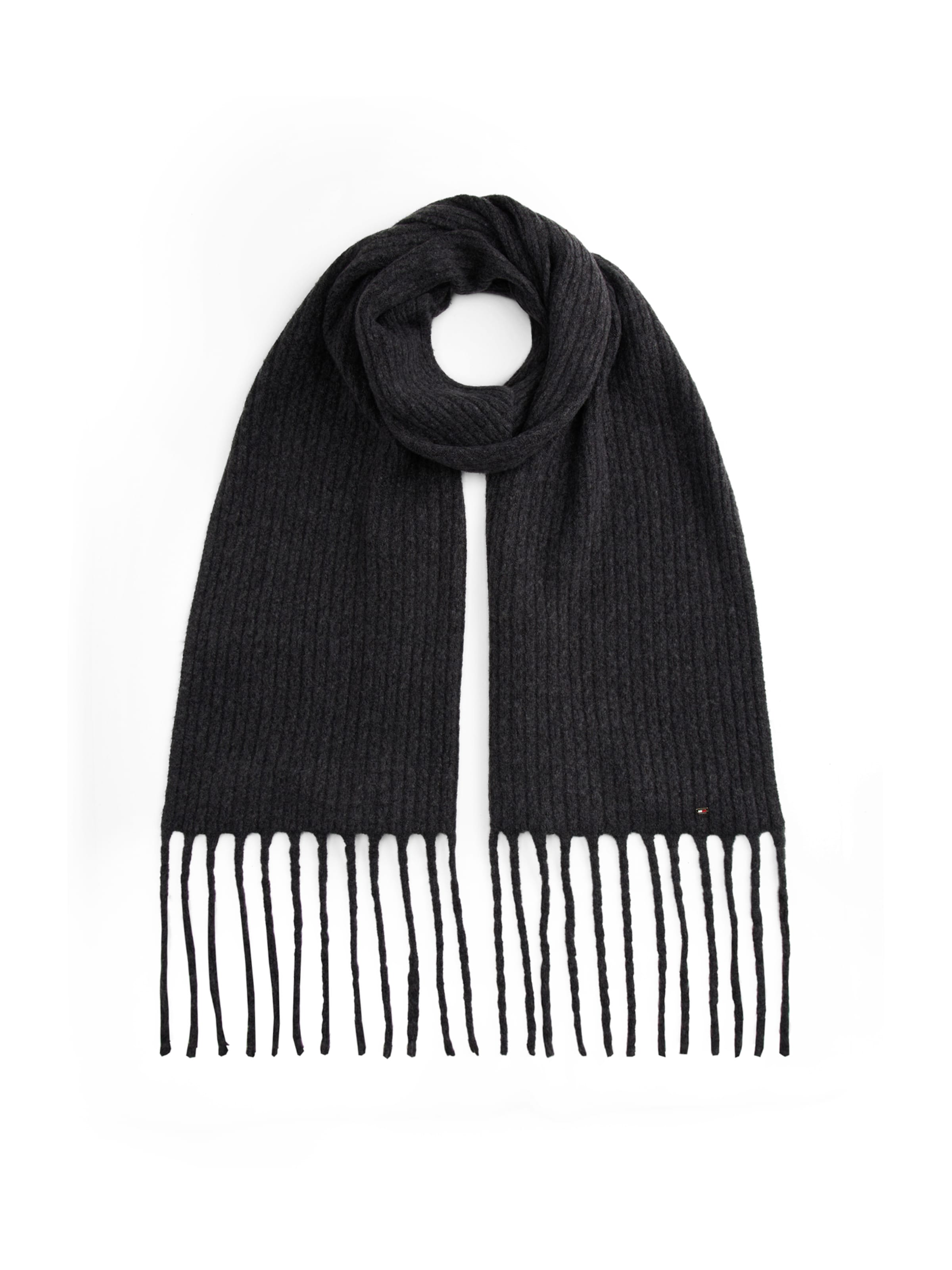 juoda TOMMY HILFIGER Šalikas: priekis