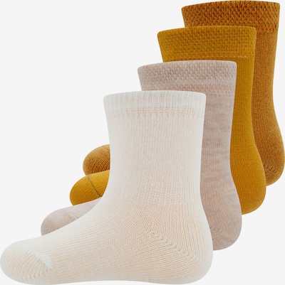 EWERS Къси чорапи в светлобежово / бежово меланж / златистожълто / шафран, Преглед на продукта