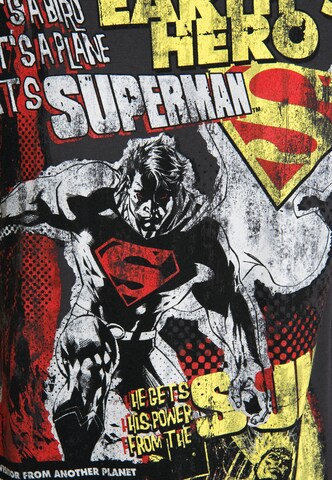 LOGOSHIRT T-Shirt 'Superman' in Grau