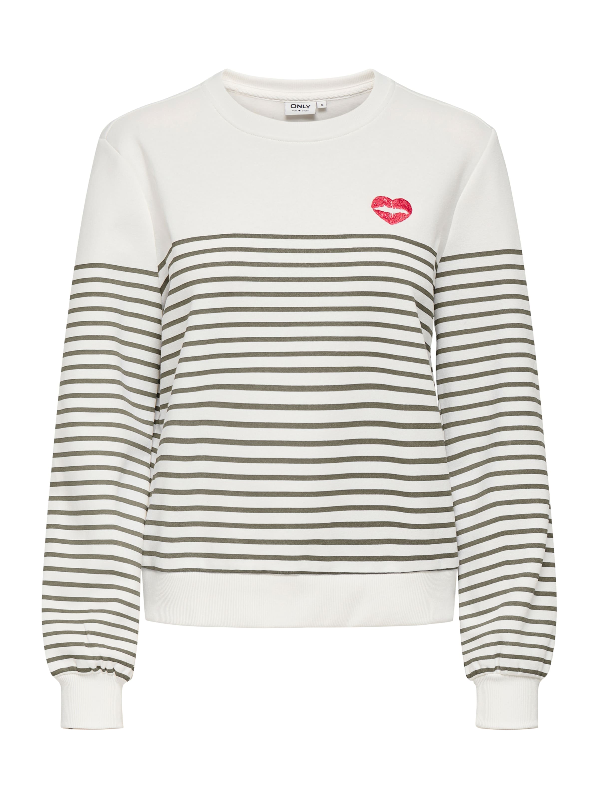 ONLY Свитшот 'ONLBINE' в Белый: спереди