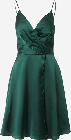 Robe de cocktail MAGIC NIGHTS en vert : devant