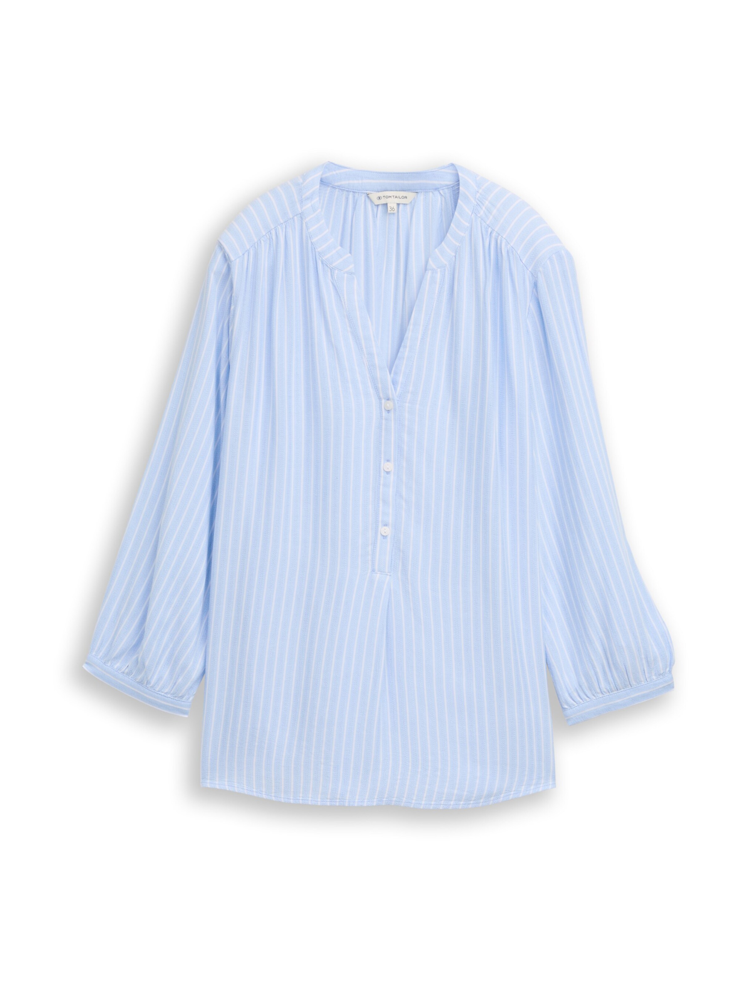 Chemisier TOM TAILOR en bleu : devant