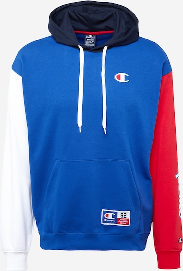 Champion Authentic Athletic Apparel Sweatshirt in Blue / Navy / Blood red / White, Item view