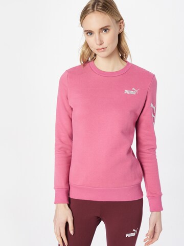 PUMASportska sweater majica - ljubičasta boja: prednji dio