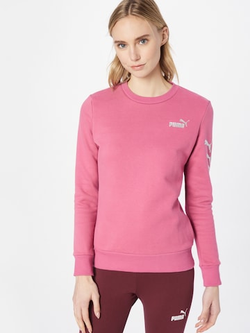 PUMA Bluzka sportowa w kolorze fioletowy: przód
