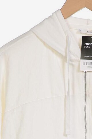 MANGO Sweatshirt & Zip-Up Hoodie in XS in White