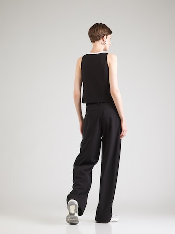 WEEKDAY Wide leg Trousers 'Speed Dylan' in Black