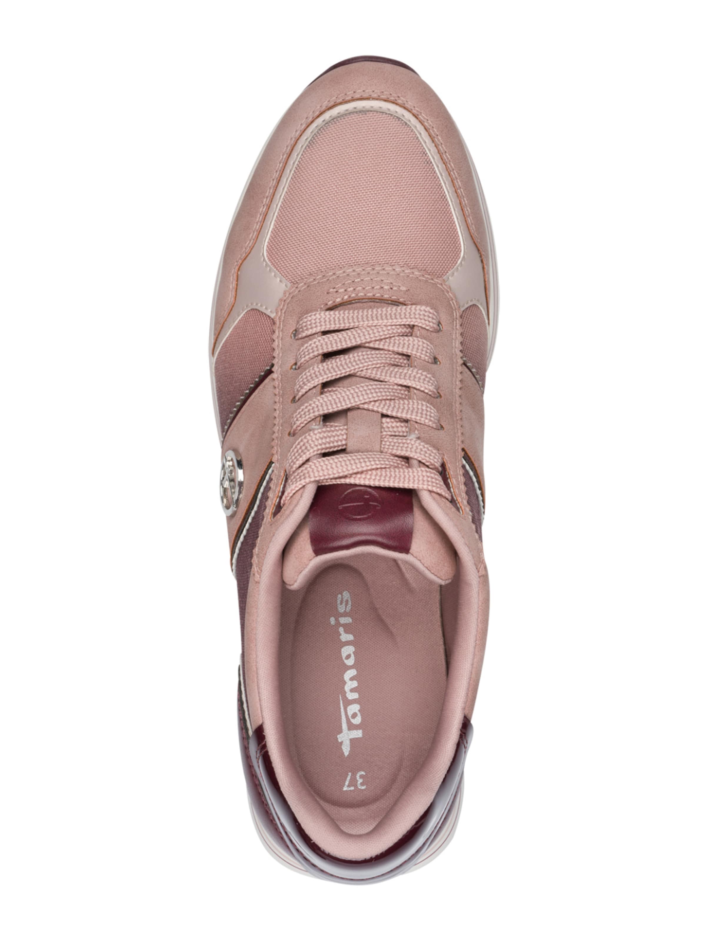 Tamaris Ниски маратонки в розово