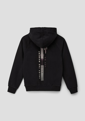 s.Oliver Sweatshirt in Schwarz