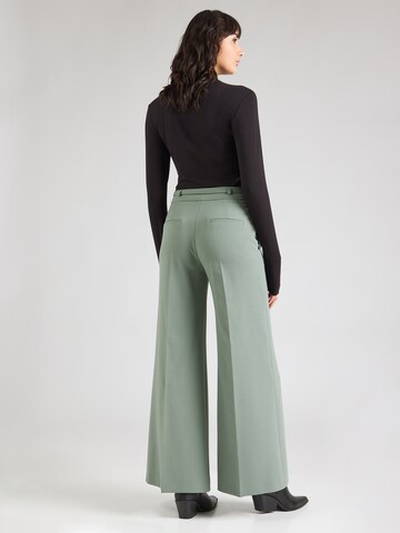HUGO Wide Leg Hose 'Havinera' in Grün
