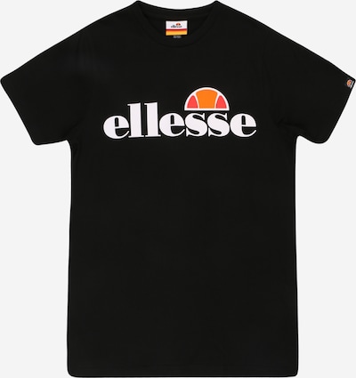 ELLESSE Majica 'Jena' | oranžna / rdeča / črna / bela barva, Prikaz izdelka