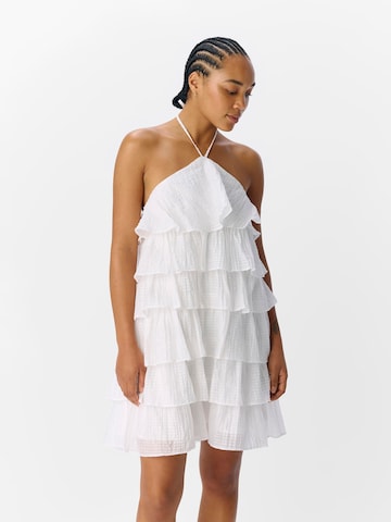Robe de cocktail OBJECT en blanc : devant