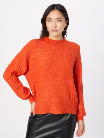 ICHI Sweater 'KAMARA' in Orange: front