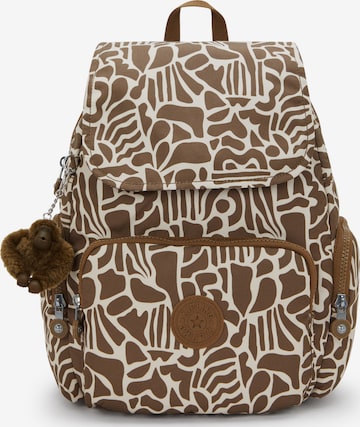 KIPLING Rucksack 'City Zip S' in Braun: Vorderseite