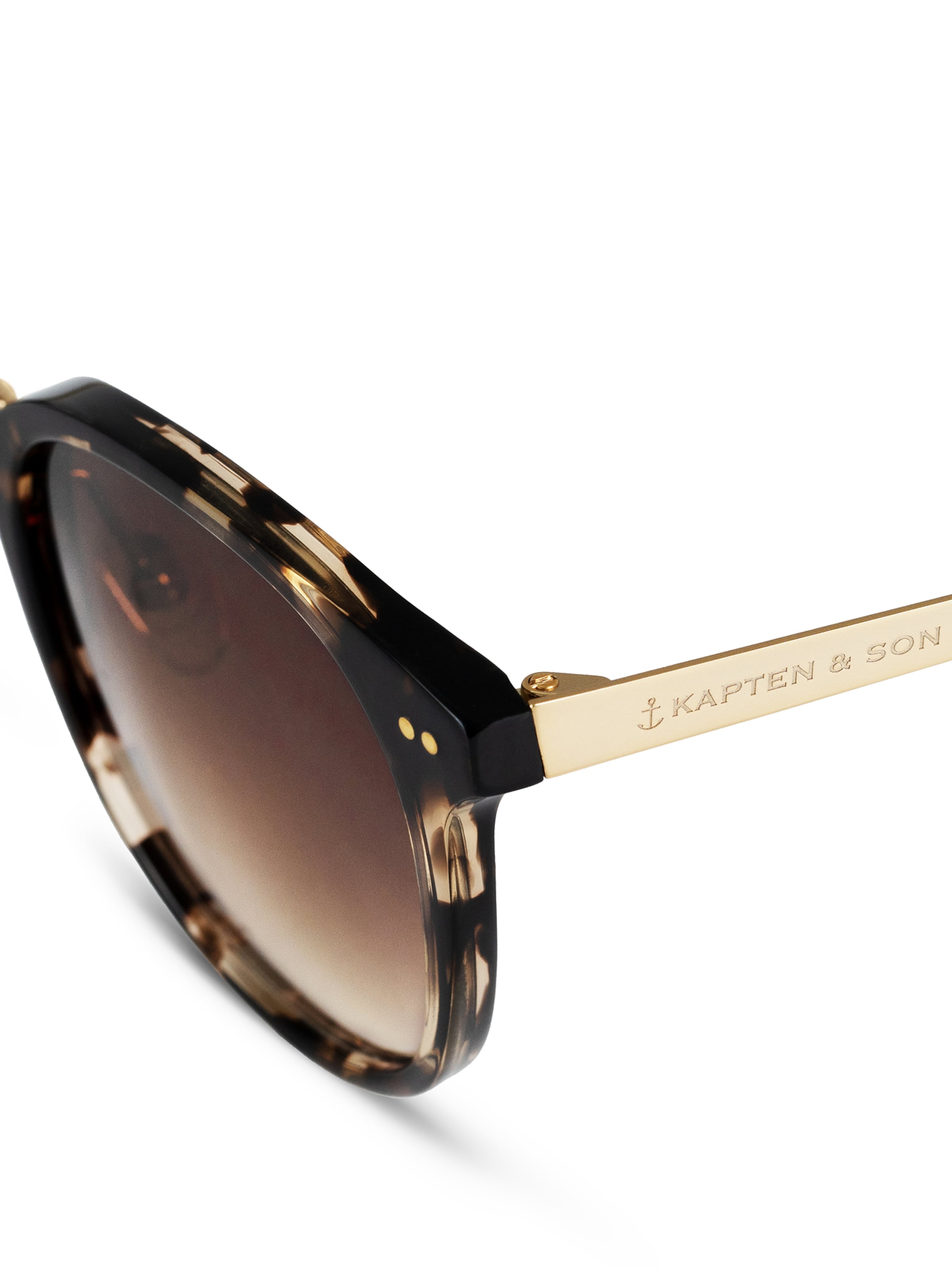 Kapten & Son Päikeseprillid 'Prague Crystal Tortoise Brown', värv pruun