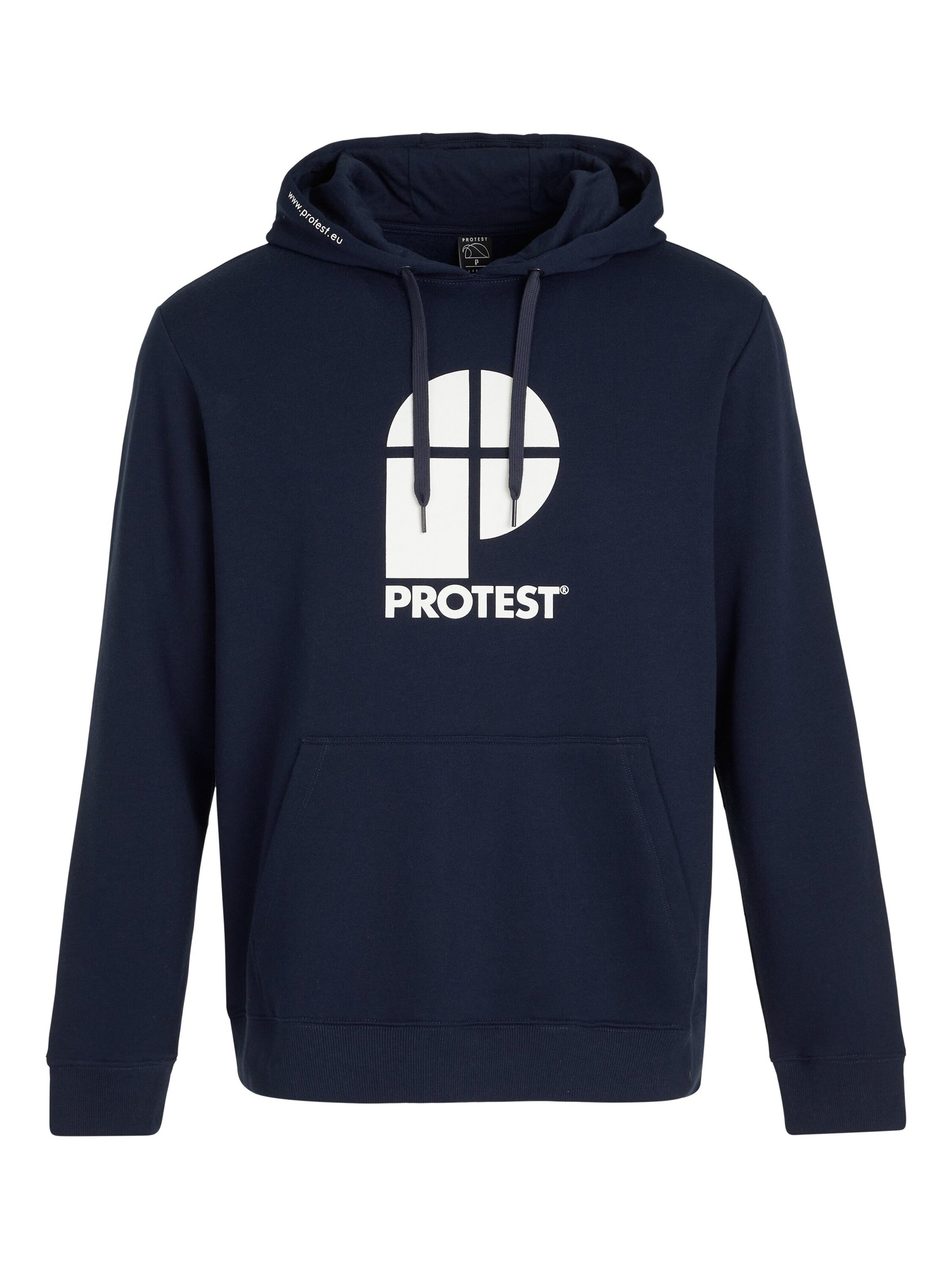 Pull-over 'CLASSIC LOGO HOODY' PROTEST en bleu : devant