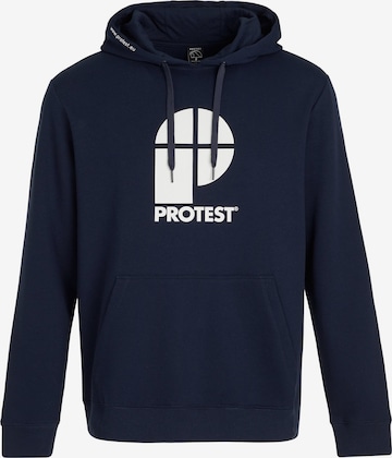 Pull-over 'CLASSIC LOGO HOODY' PROTEST en bleu : devant