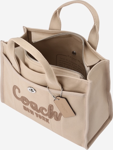 COACH Handtasche in Beige