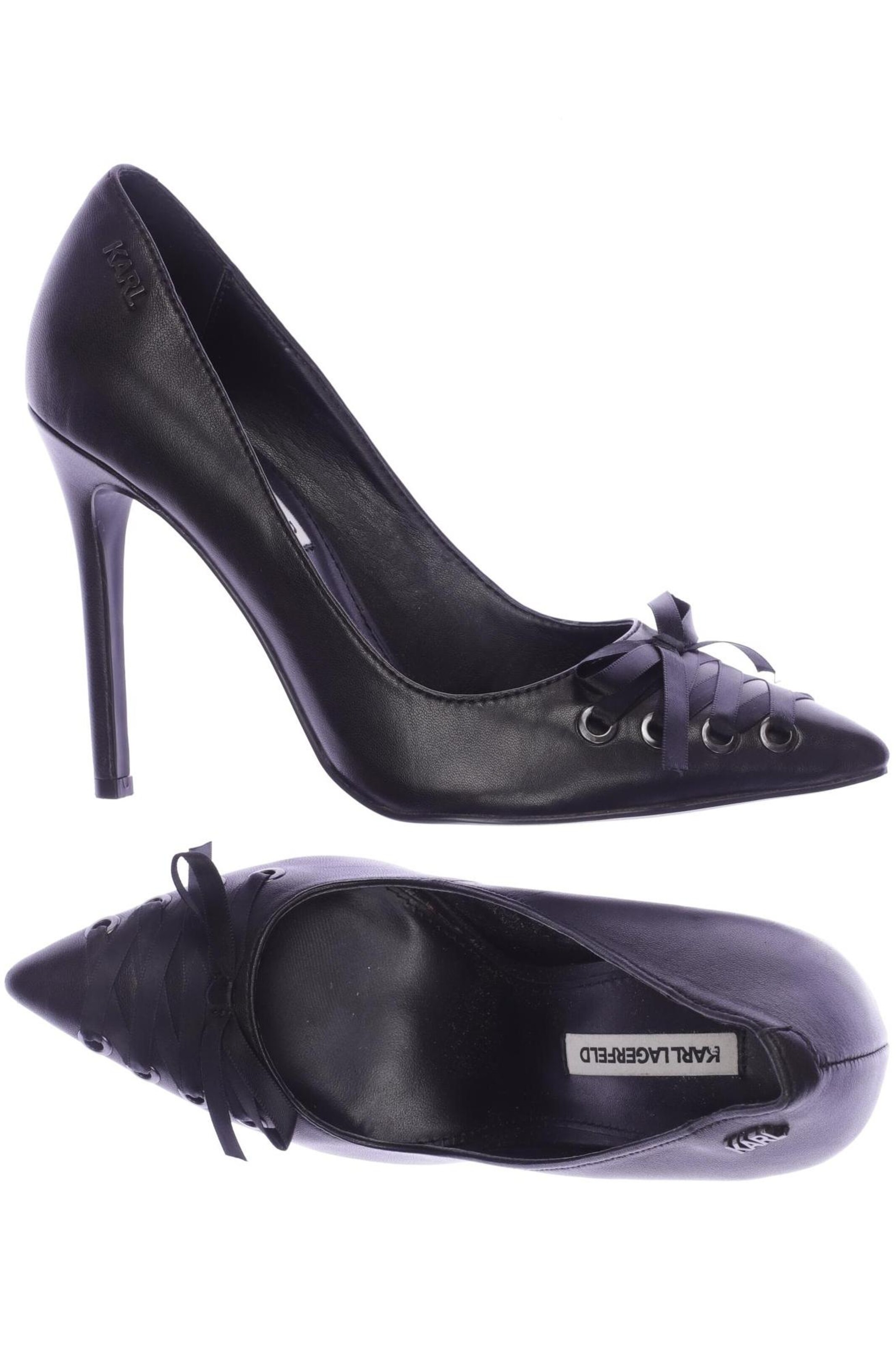 Karl Lagerfeld Pumps 36 in Schwarz: Vorderseite