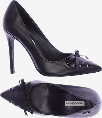 Karl Lagerfeld Pumps 36 in Schwarz: Vorderseite